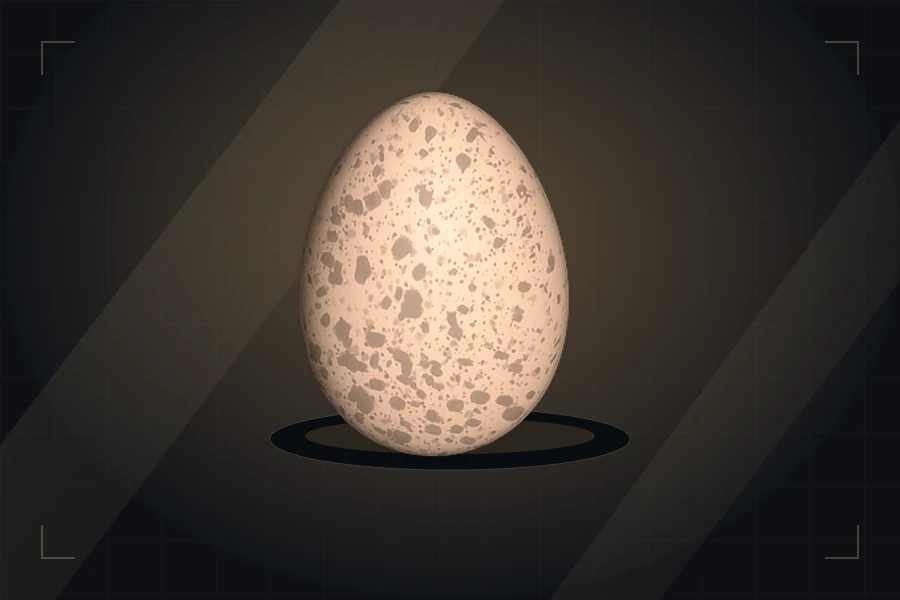 Chicken Egg inventory artwork from Counter-Strike 2, Valve