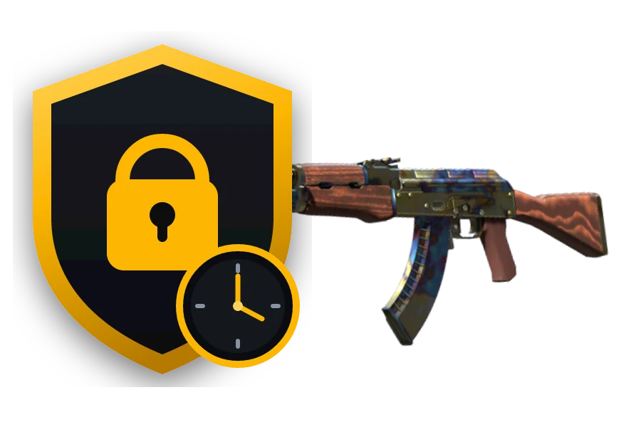 A CS2 skin under a trade cooldown