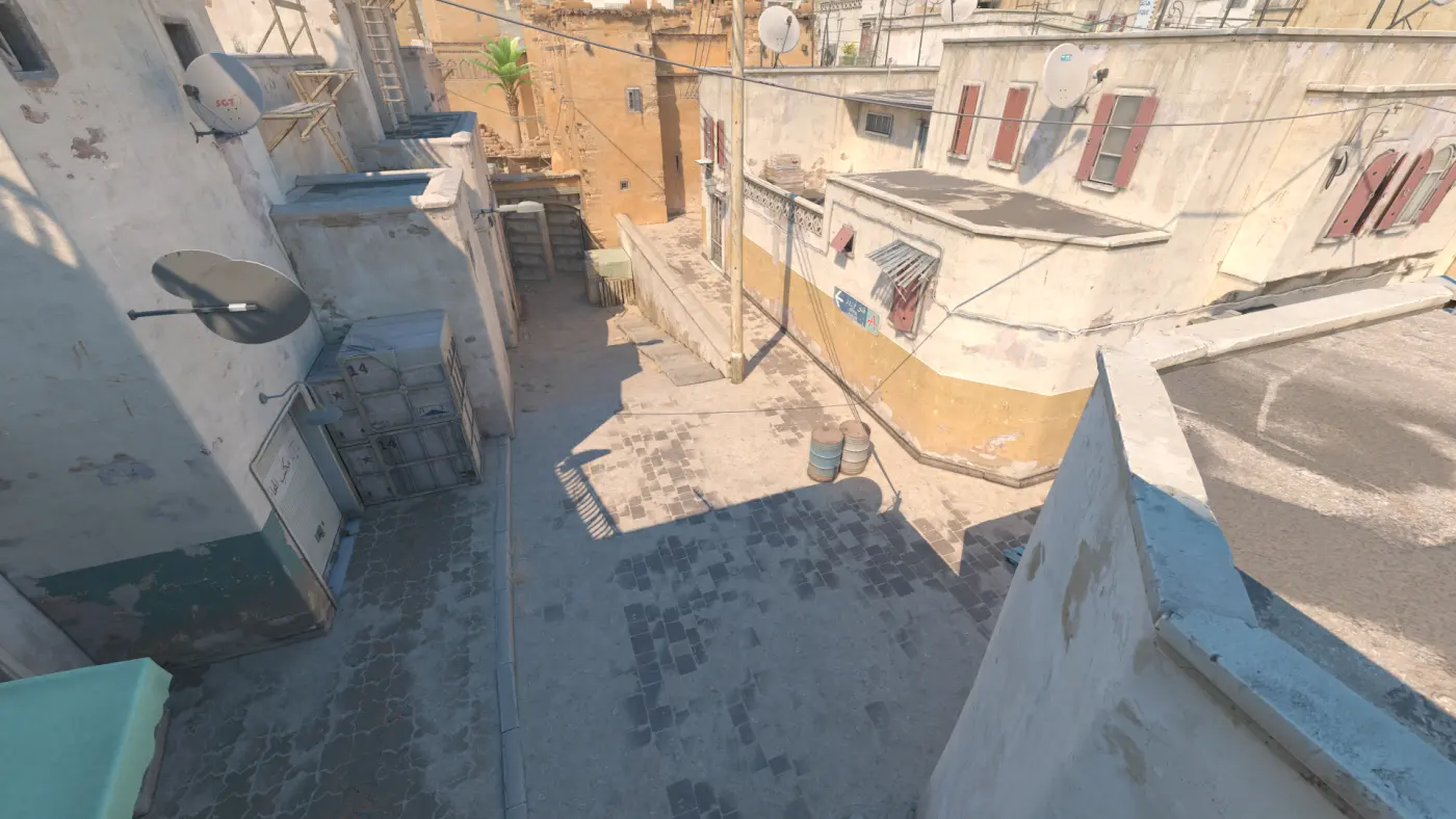 Карта Dust II, ракурс 1