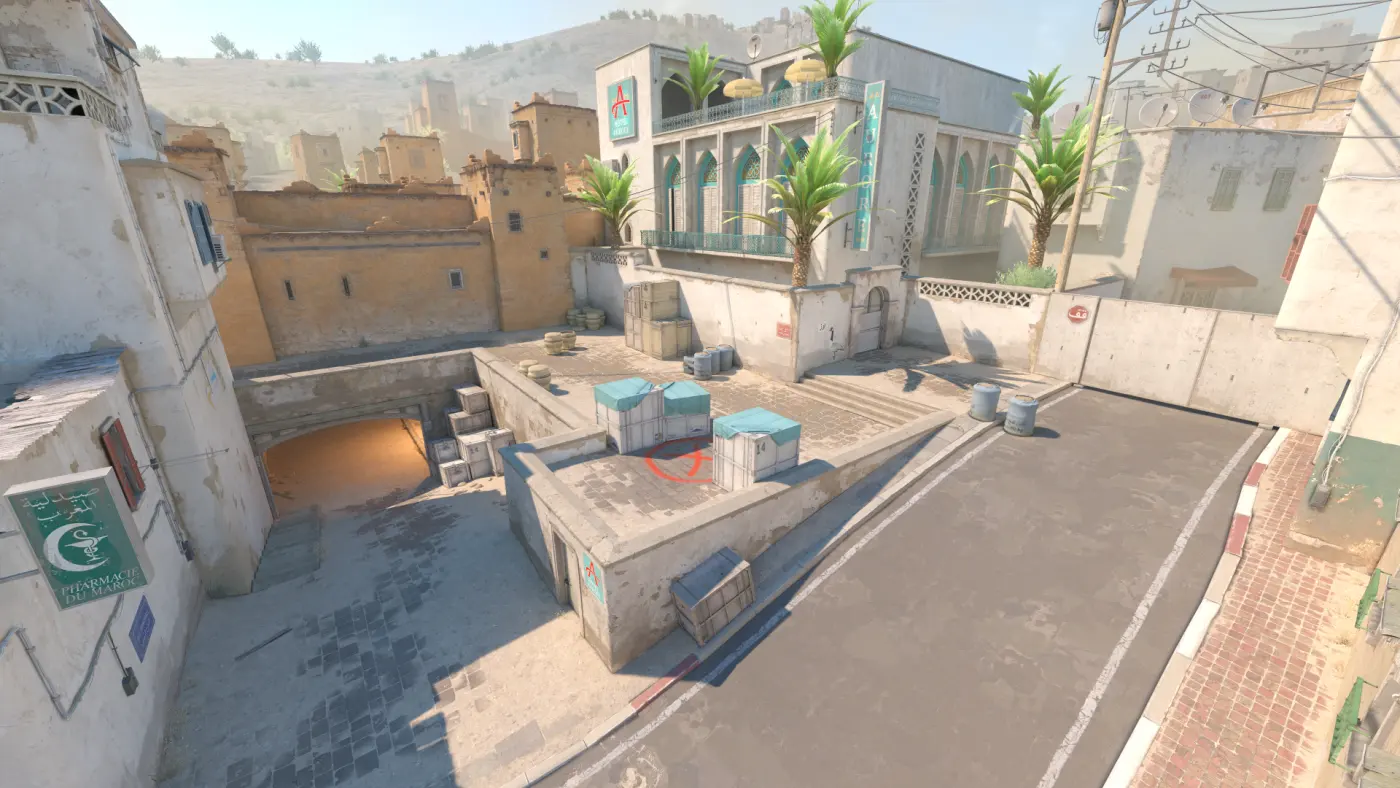 Карта Dust II, ракурс 2