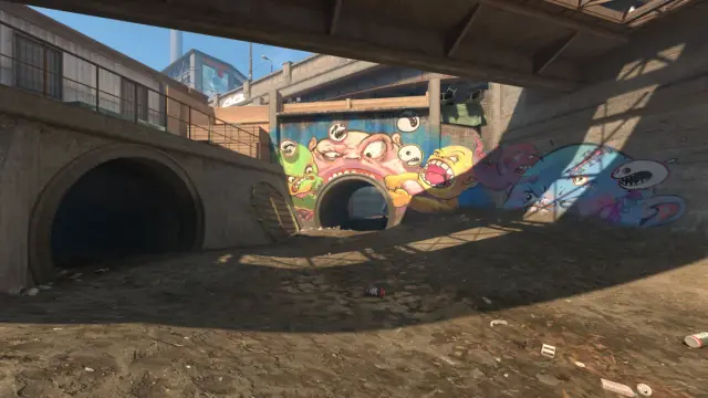 Карта Overpass в CS2