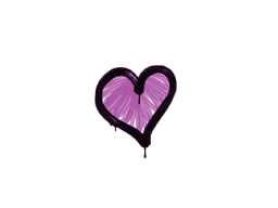 Heart (Bazooka Pink)