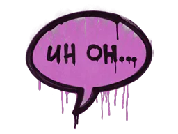 Uh Oh (Bazooka Pink)
