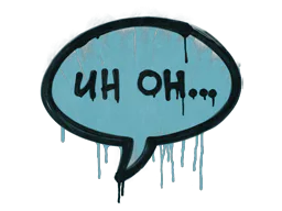 Uh Oh (Wire Blue)