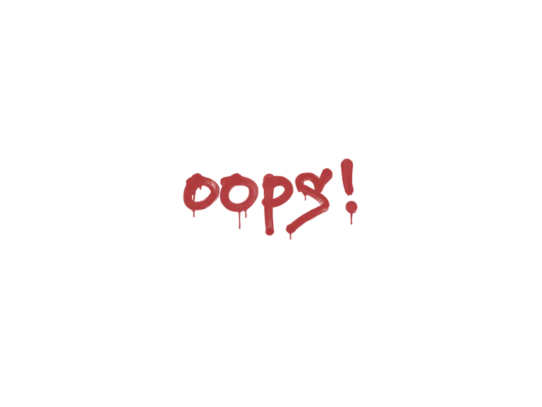 Sealed Graffiti | Oops (Blood Red)