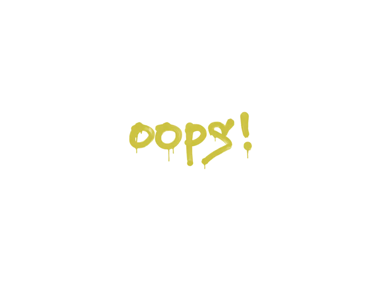 Sealed Graffiti | Oops (Tracer Yellow)
