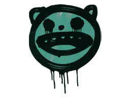 Happy Cat (Frog Green)