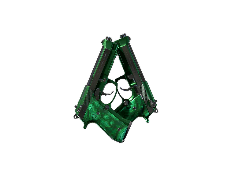 Dual Berettas | Polished Malachite