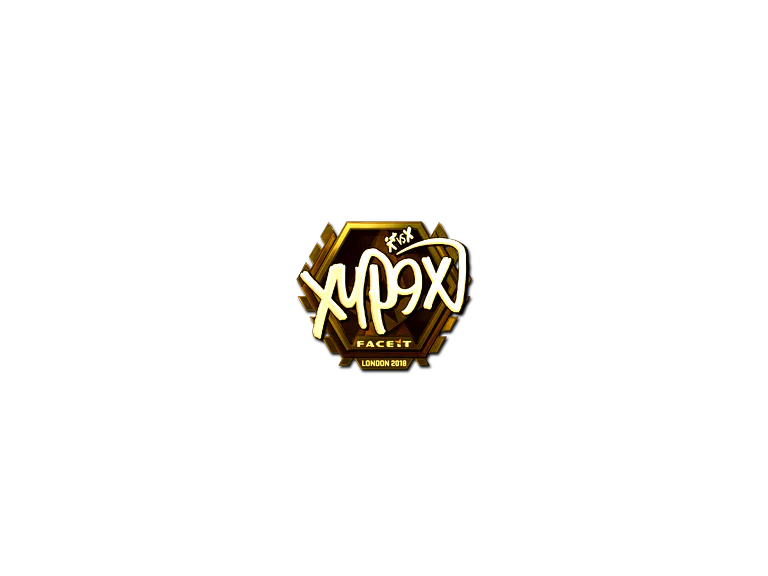 Sticker | Xyp9x (Gold) | London 2018