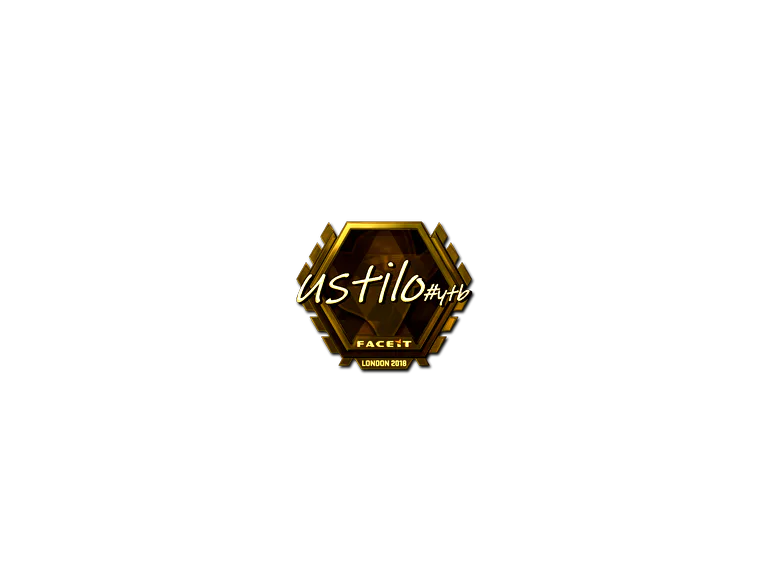 Sticker | USTILO (Gold) | London 2018