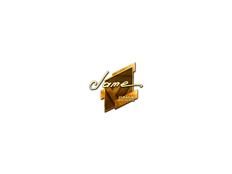 Sticker | Jame (Gold) | Boston 2018