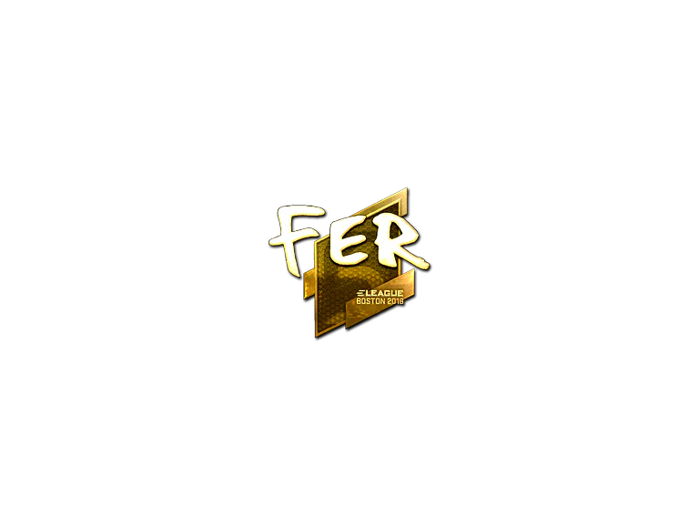 Sticker | fer (Gold) | Boston 2018