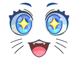Kawaii Eyes (Glitter)