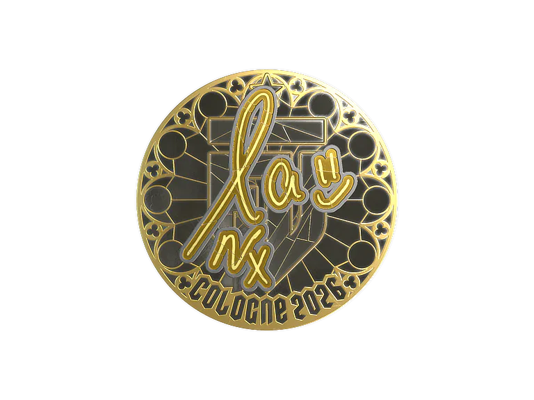 Sticker | lauNX (Gold) | Cologne 2026