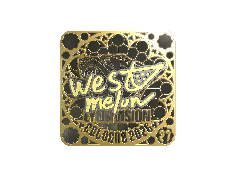 Sticker | westmelon (Gold, Ranked) | Cologne 2026