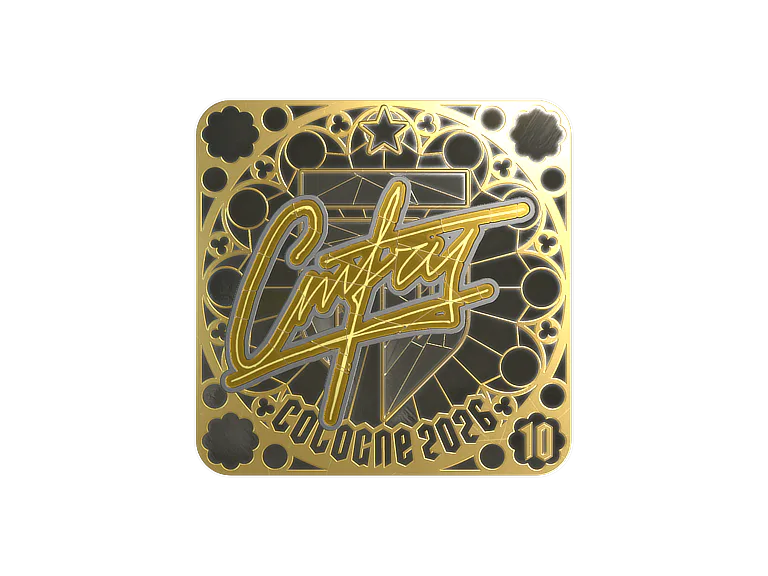Sticker | cmtry (Gold, Ranked) | Cologne 2026