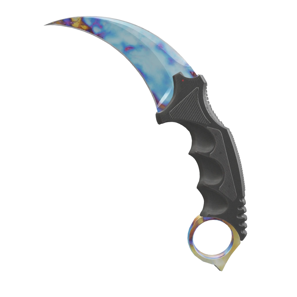 ★ Karambit | Case Hardened — 시드 256